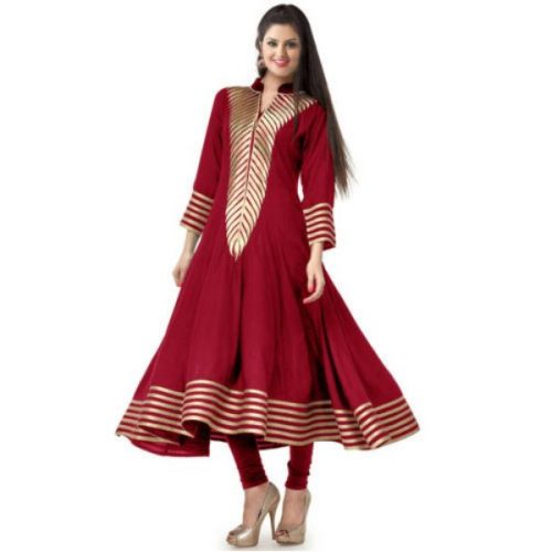 ladies-stand-collar-anarkali-kurti-500x500